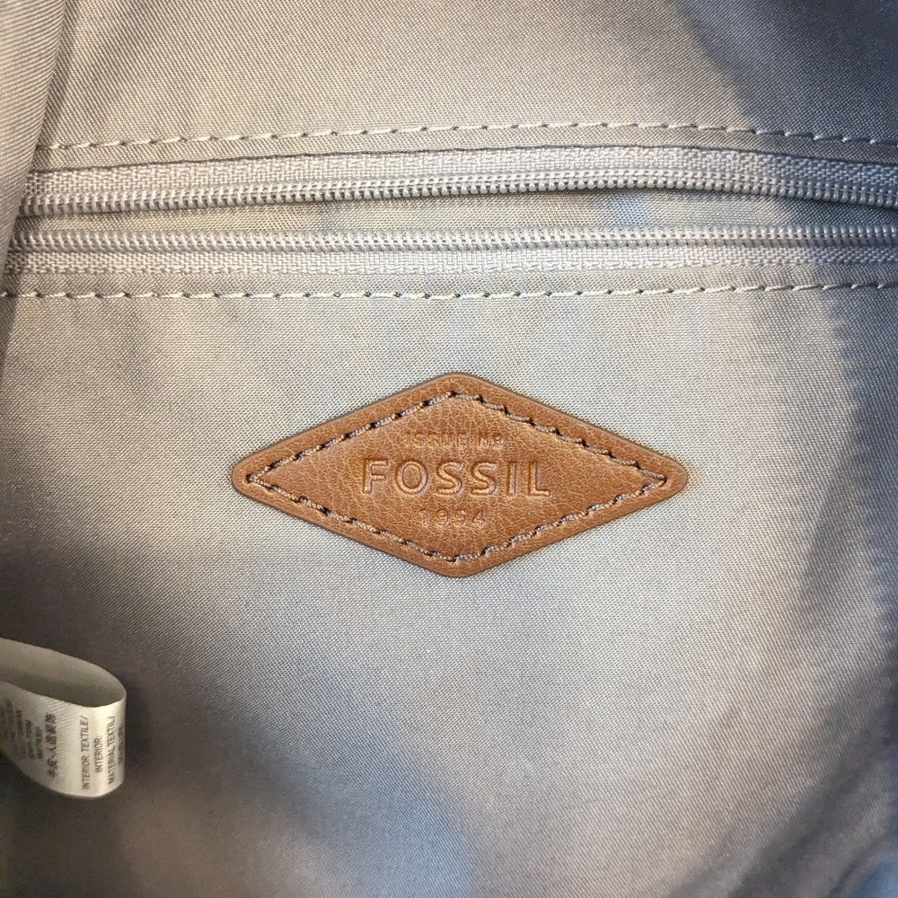 Fossil Blue Leather Studded Mini Backpack - Picture 10 of 12
